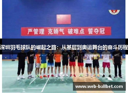 深圳羽毛球队的崛起之路：从基层到奥运舞台的奋斗历程